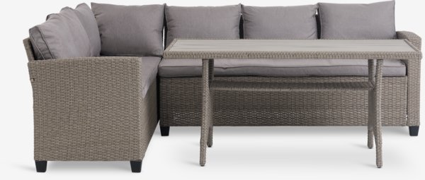 Loungeset ULLEHUSE 6 pers. naturel