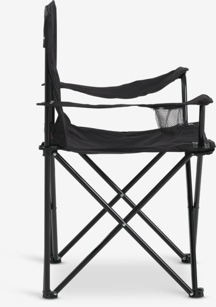 Camping chair HALDBAKKEN black