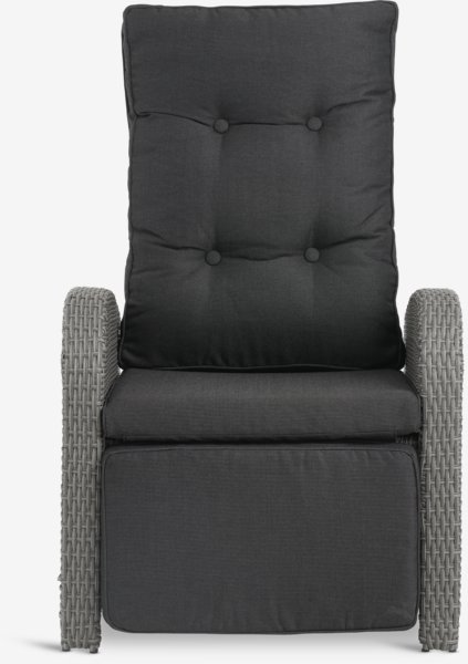 Garden lounge chair STORD grey