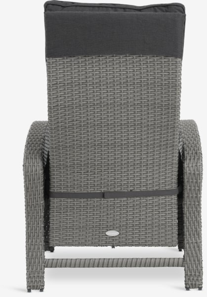 Garden lounge chair STORD grey