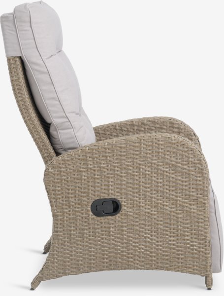 Lounge chair STORD W66xH102xD78 natural