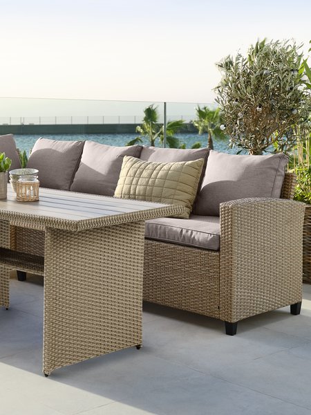 Lounge set AGERMOSE 6pers. natural