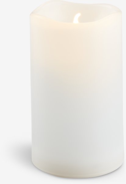 LED pillar candle SOREN D6xH9cm