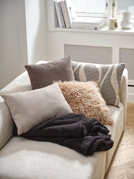 Coussin BERBERIS 40x60 noir/beige