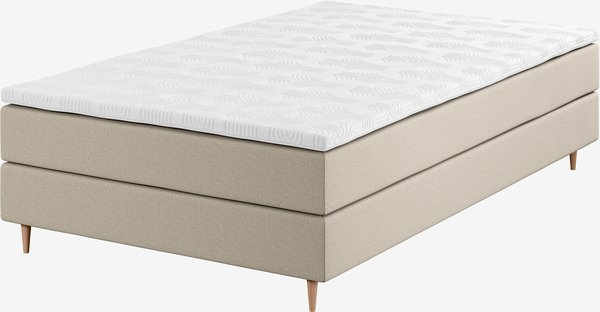 Boxspring 120x200 GOLD C5 zand-91 DREAMZONE