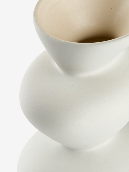 Vase BENNY B11xL16xH25cm weiss