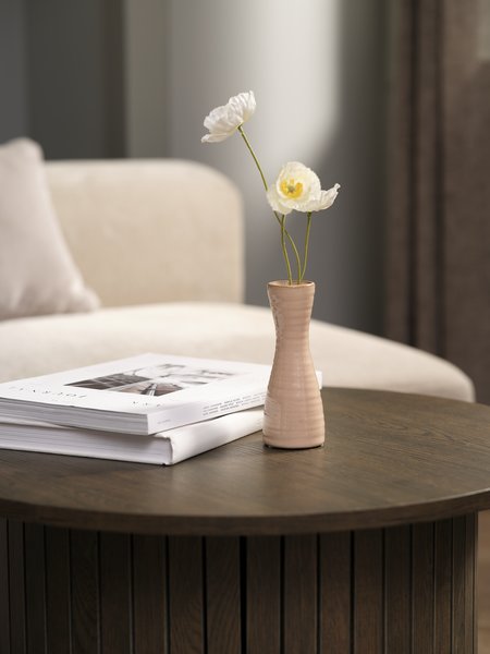 Vaso per fiori FREILIF Ø6xH16 cm beige