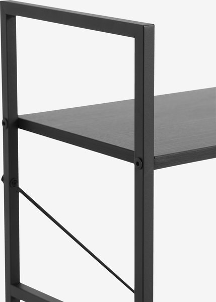 Shelving unit ASTRUP 4 shelves black