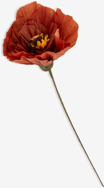 Umetna roža PER V40 cm oranžna