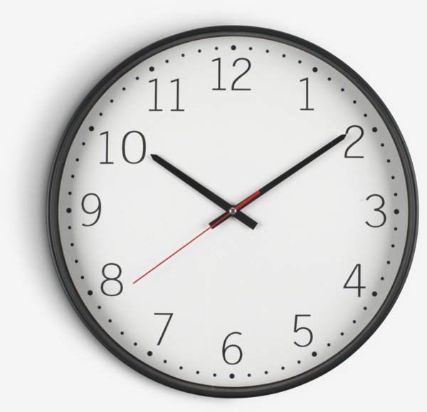 Wall clock TOBIAS D41cm silent movement
