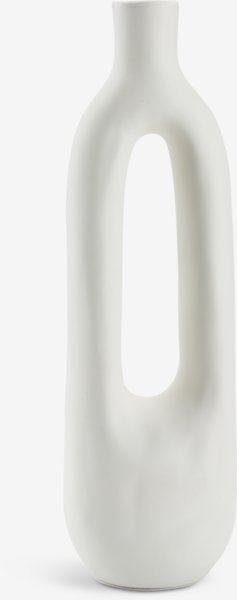 Vaza INGEMAR Š10xD8xV34cm bijela