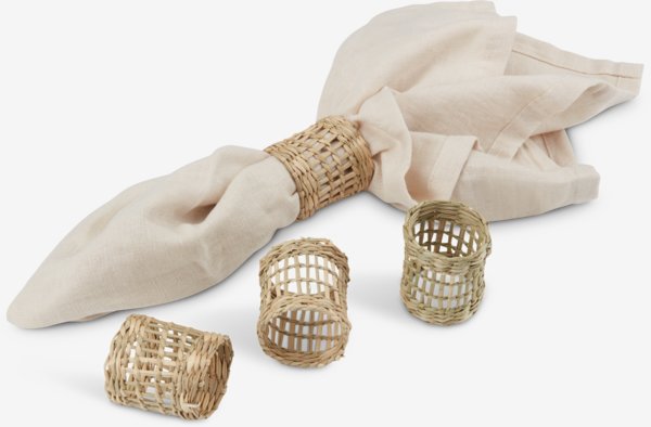 Napkin rings PATRICK D5xH5cm pack of 4 SDP