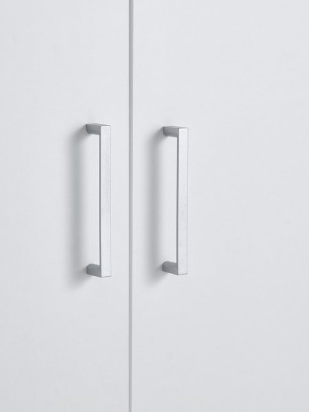 Armadio FANDRUP 145x176 cm 3 ante 3 cassetti bianco