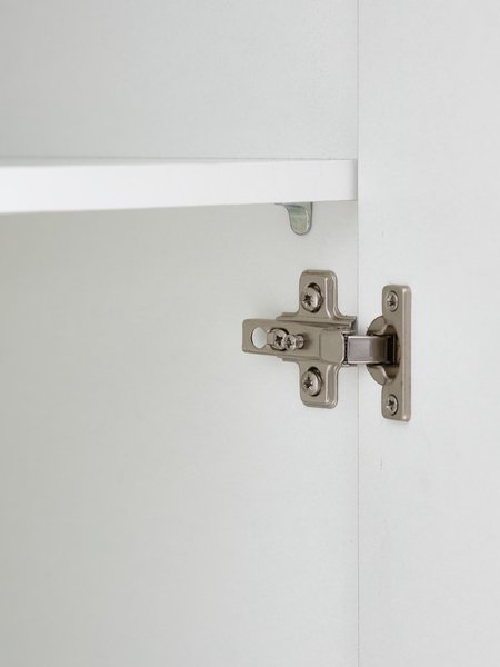 Armadio FANDRUP 145x176 cm 3 ante 3 cassetti bianco