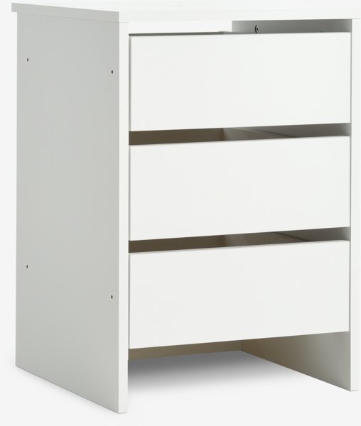 Wardrobe insert VIBY wardrobe 3 drawers white