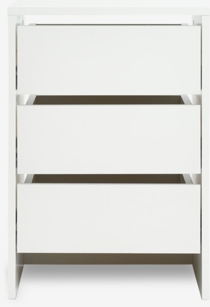 Wardrobe insert VIBY wardrobe 3 drawers white