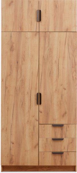 Meuble haut JENSLEV 96x40 2 portes couleur chêne