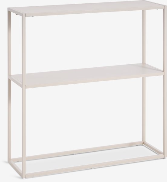 Console table VIRUM 26x80 w/shelf beige