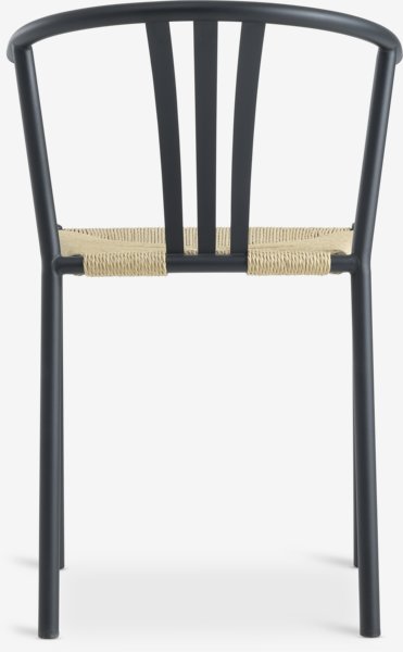 Dining chair JYDERUP black/natural