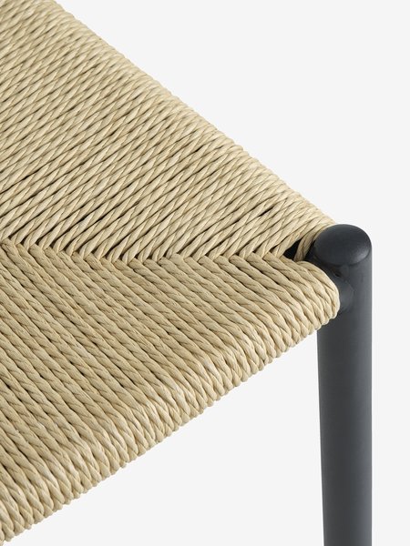Chaise JYDERUP noir/naturel