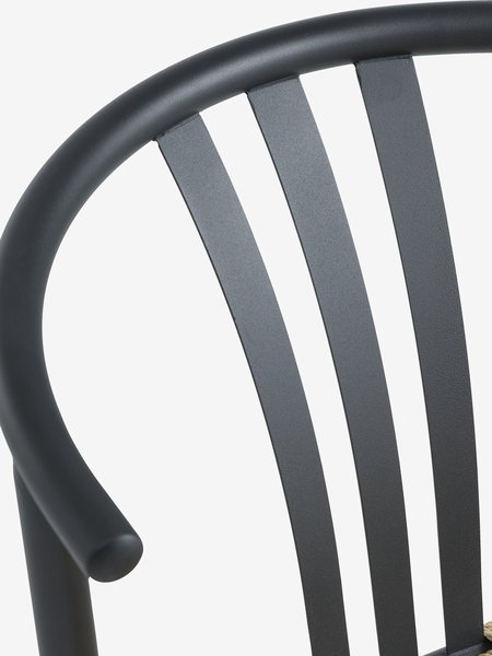 Chaise JYDERUP noir/naturel