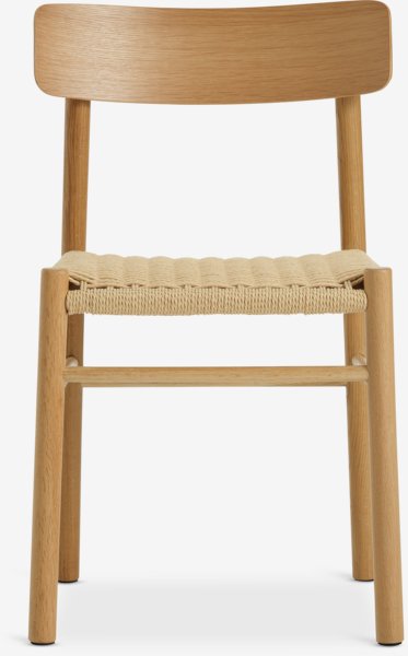 Dining chair ISLEV oak/natural