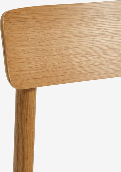 Dining chair ISLEV oak/natural