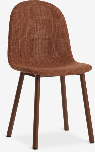 Dining chair EJSTRUP terracotta fabric