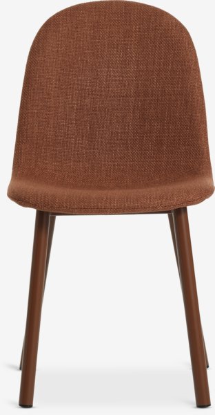 Dining chair EJSTRUP terracotta fabric