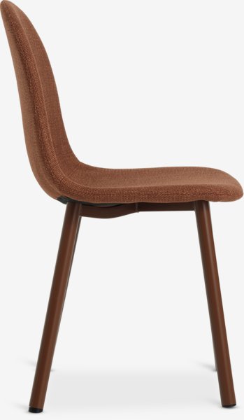 Dining chair EJSTRUP terracotta fabric