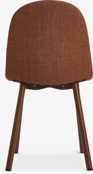 Dining chair EJSTRUP terracotta fabric