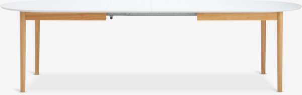 Кухненска маса MARSTRAND 100x200/280 бяло/натурал