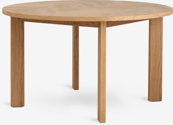 Tafel HARESKOV Ø130 eiken