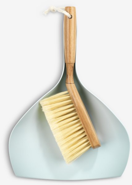 Dustpan and brush MILO w/bamboo handle