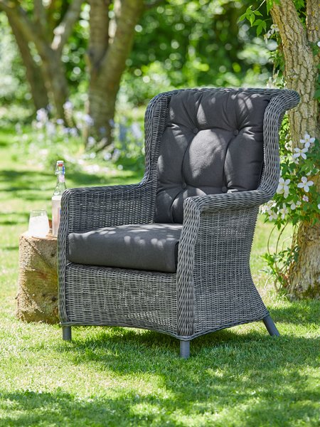 Fauteuil lounge FALKENBERG gris