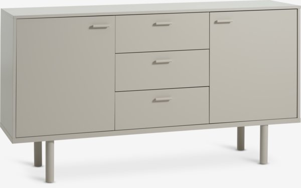 Dressoir BELLELUND 2 deuren 3 lades beige