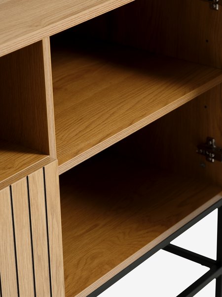 Sideboard HEMDRUP 2 doors 1 drawer oak colour