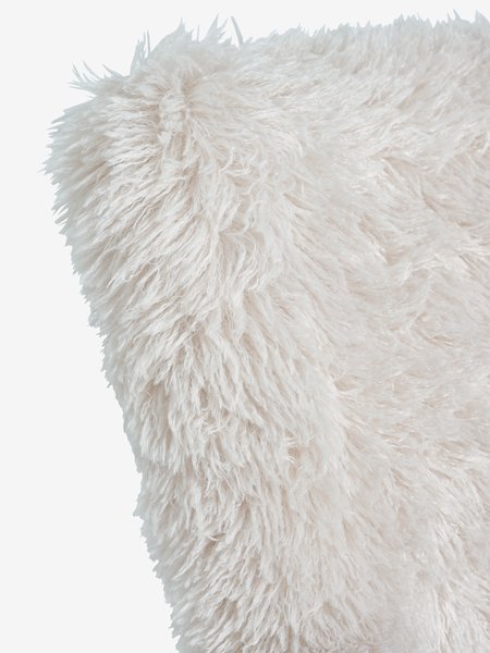 Sessel HVILSTED m/Hocker Teddyplüsch off-white