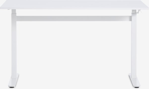 Állítható magasságú asztal LUNDTOFT 70x130 fehér