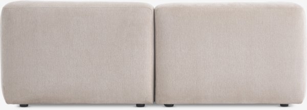 Divano componibile SKEJBY 2 posti tessuto color sabbia