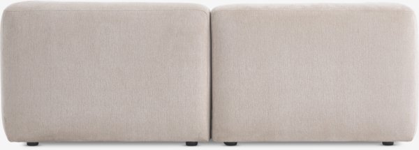 Modulsofa SKEJBY 2-pers. sandfarvet stof