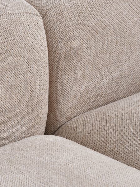 Divano componibile SKEJBY 2 posti tessuto color sabbia