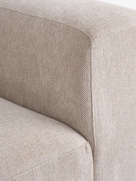 Modulsofa SKEJBY 2-pers. sandfarvet stof