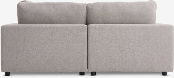 Canapé modulable LYBY 2 personnes tissu sable