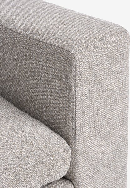 Canapé modulable LYBY 2 personnes tissu sable