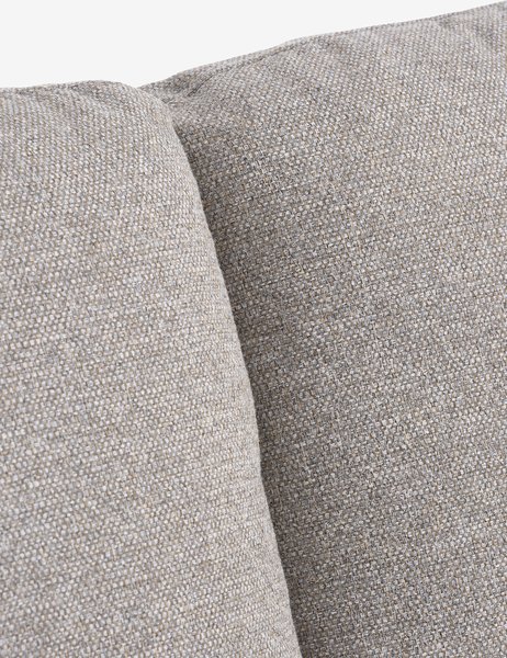 Canapé modulable LYBY 2 personnes tissu sable