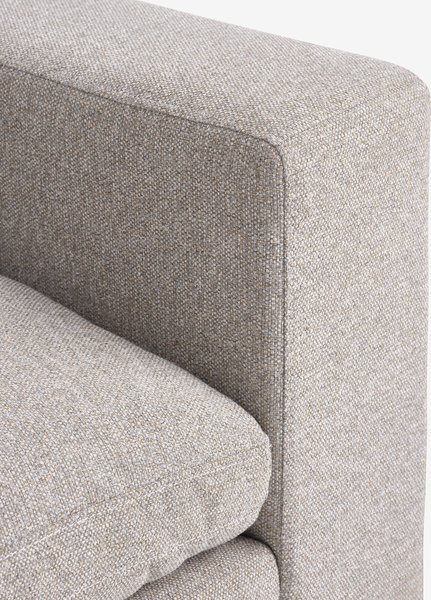 Modular sofa LUNDBY 3 seater sand fabric