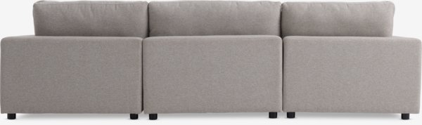 Modular sofa LUNDBY chaise longue sand fabric