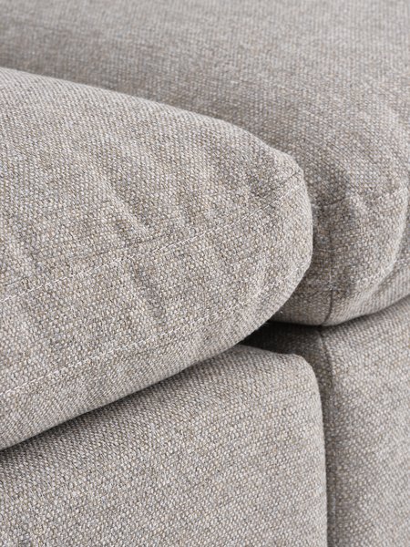 Modular sofa LUNDBY 3 seater chaise longue sand fabric
