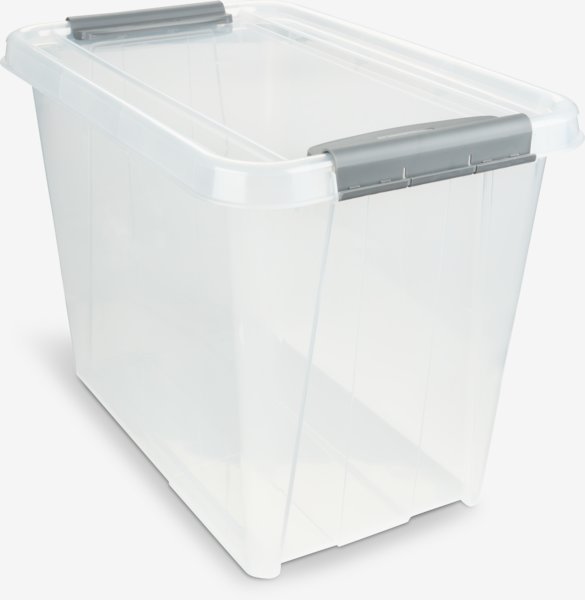 Boîte de rangement PROBOX 65L avec couvercle transparent